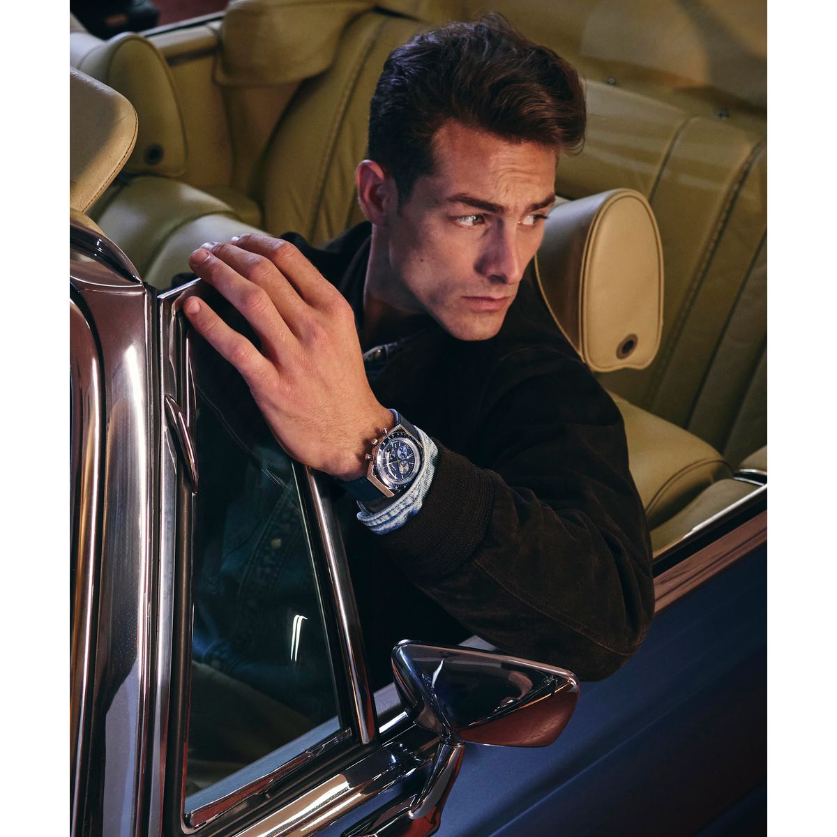 Timex Q de hombre correa de cuero – TW2Y36100
