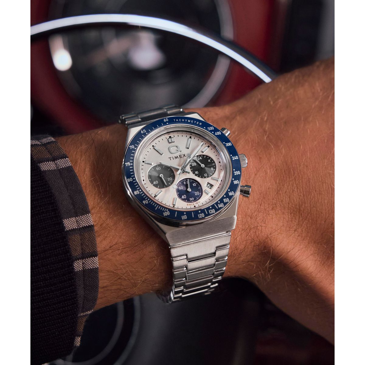 Timex Q de hombre correa de metal – TW2Y36200