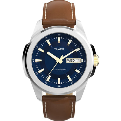 Timex Essex de hombre correa de cuero – TW2Y38100