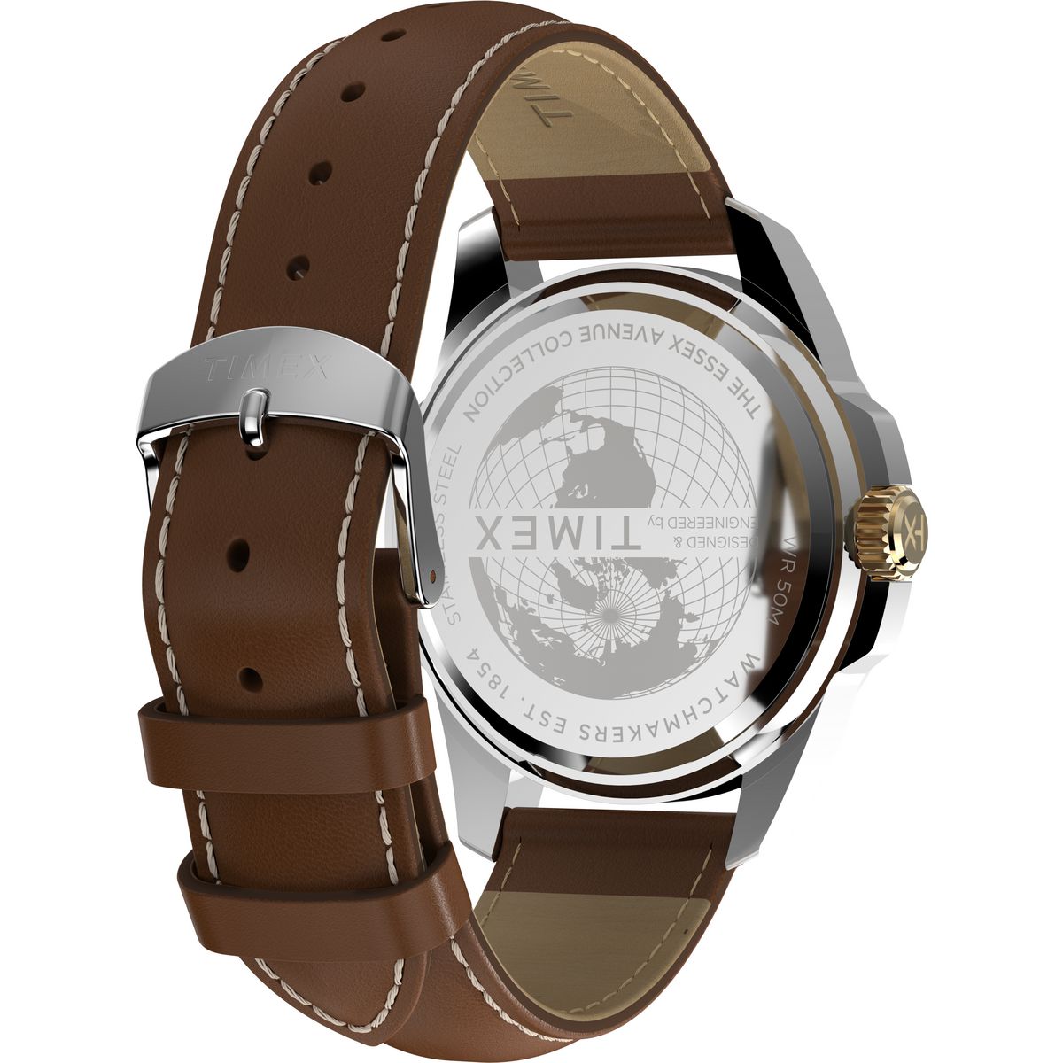 Timex Essex de hombre correa de cuero – TW2Y38100