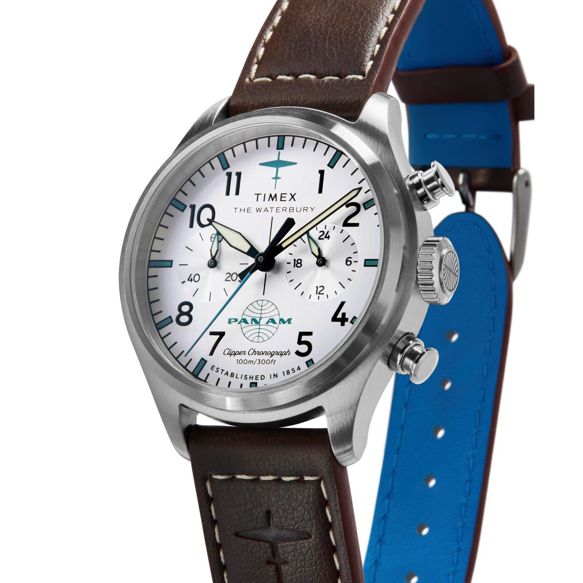 Timex Waterbury Pan Am de hombre correa de tela – TW2Y38700