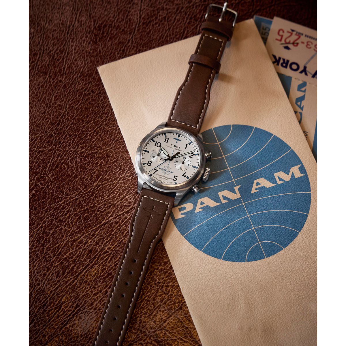 Timex Waterbury Pan Am de hombre correa de tela – TW2Y38700