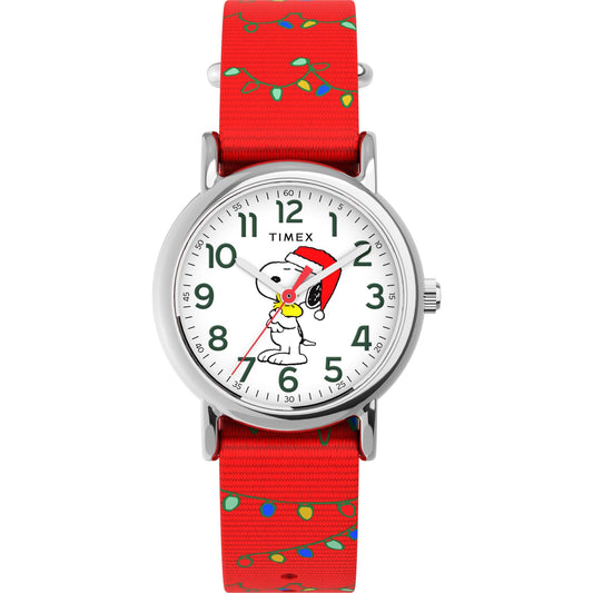 Timex X Peanuts de dama correa de tela – TW2Y39500