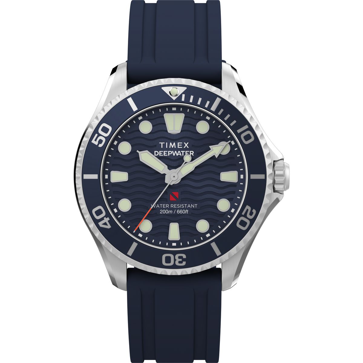 Timex Deepwater Meridian de hombre correa de caucho – TW2Y40300