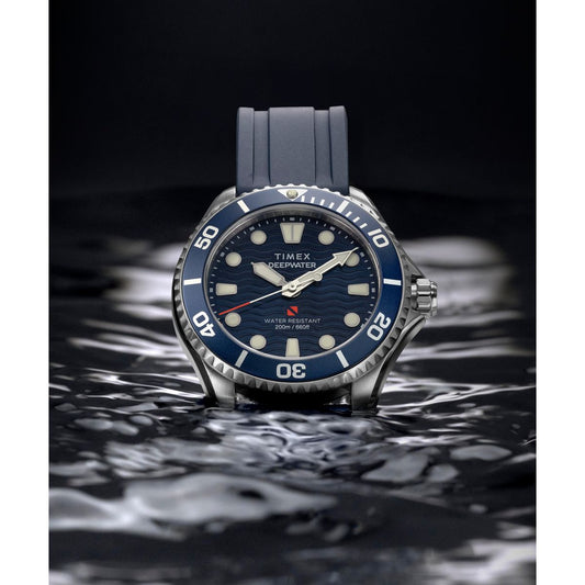 Timex Deepwater Meridian de hombre correa de caucho – TW2Y40300