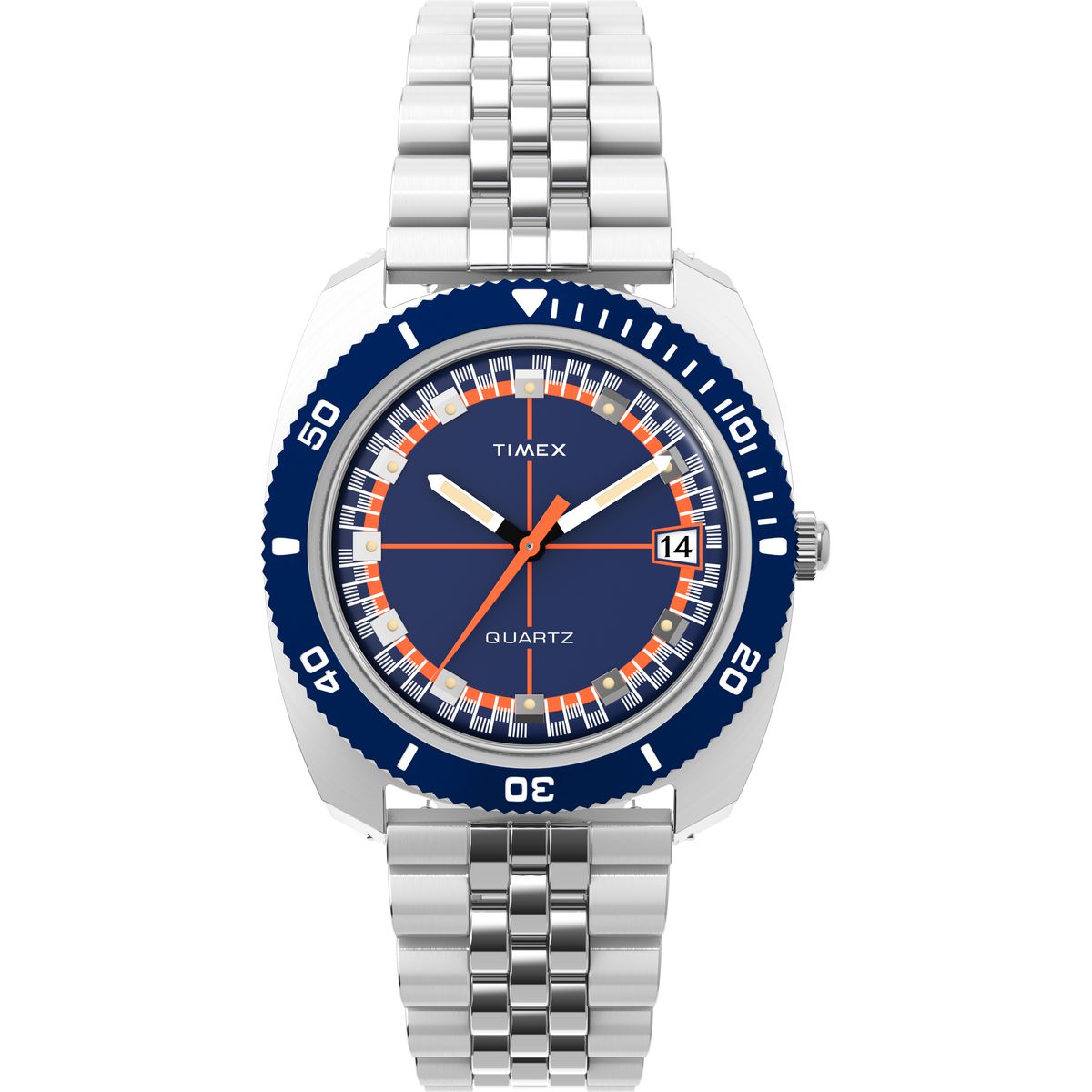 Timex Q 1971 de hombre correa de metal – TW2Y44400