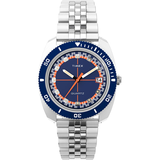 Timex Q 1971 de hombre correa de metal – TW2Y44400