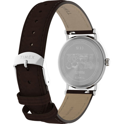 Timex Weekender Snoopy de hombre correa de cuero – TW2Y51500