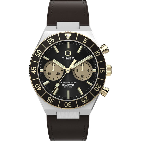 Timex Q Continental de hombre correa de piel – TW2Y56000