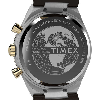 TW2Y56000 Reloj Timex Q Continental de hombre correa de piel