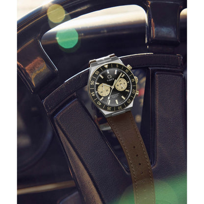 TW2Y56000 Reloj Timex Q Continental de hombre correa de piel