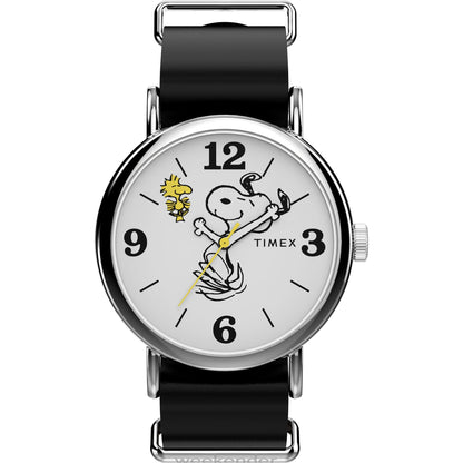 TW2Y60900 Reloj Timex Weekender Snoopy de hombre correa de piel