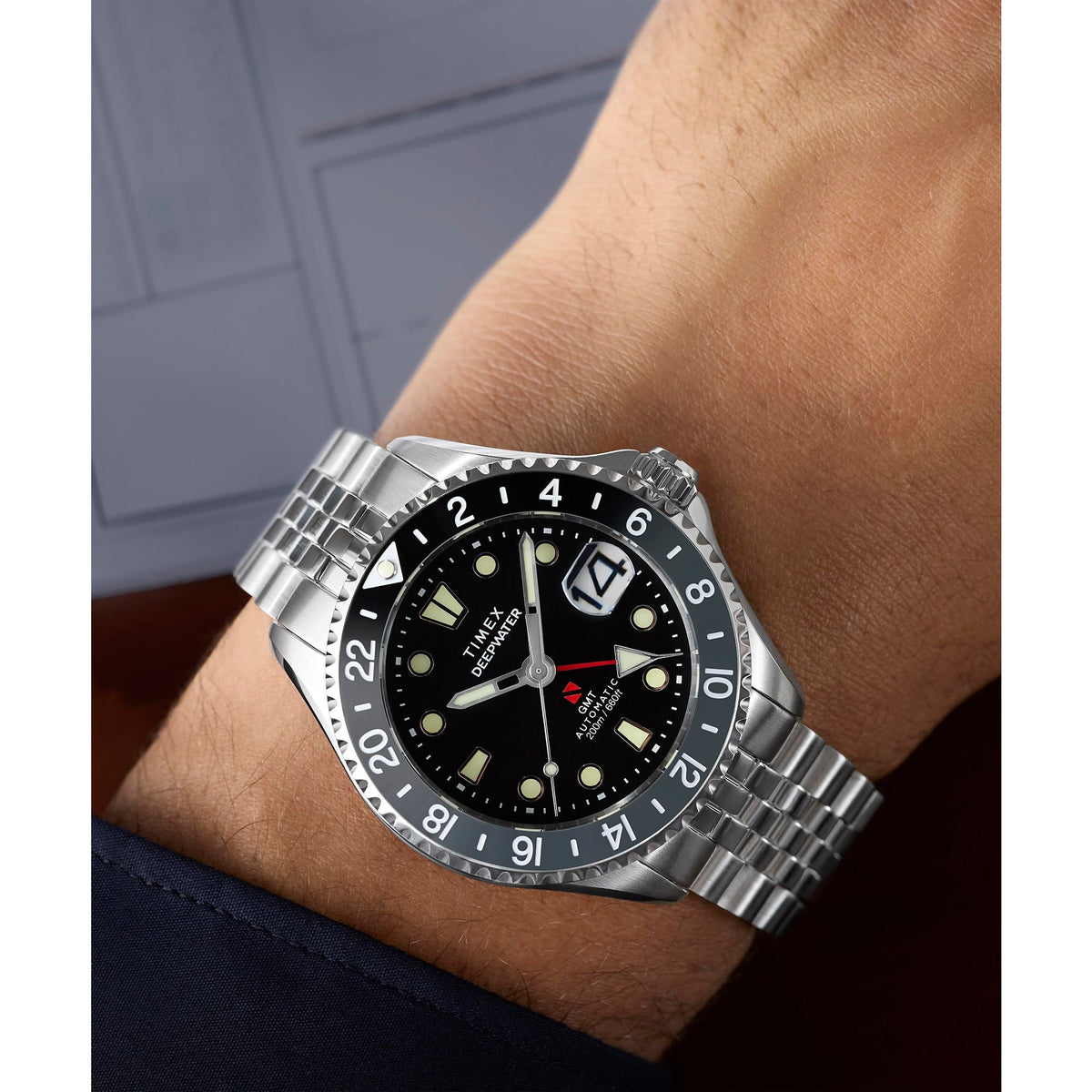 Timex Deepwater Meridian de hombre correa de metal – TW2Y63900