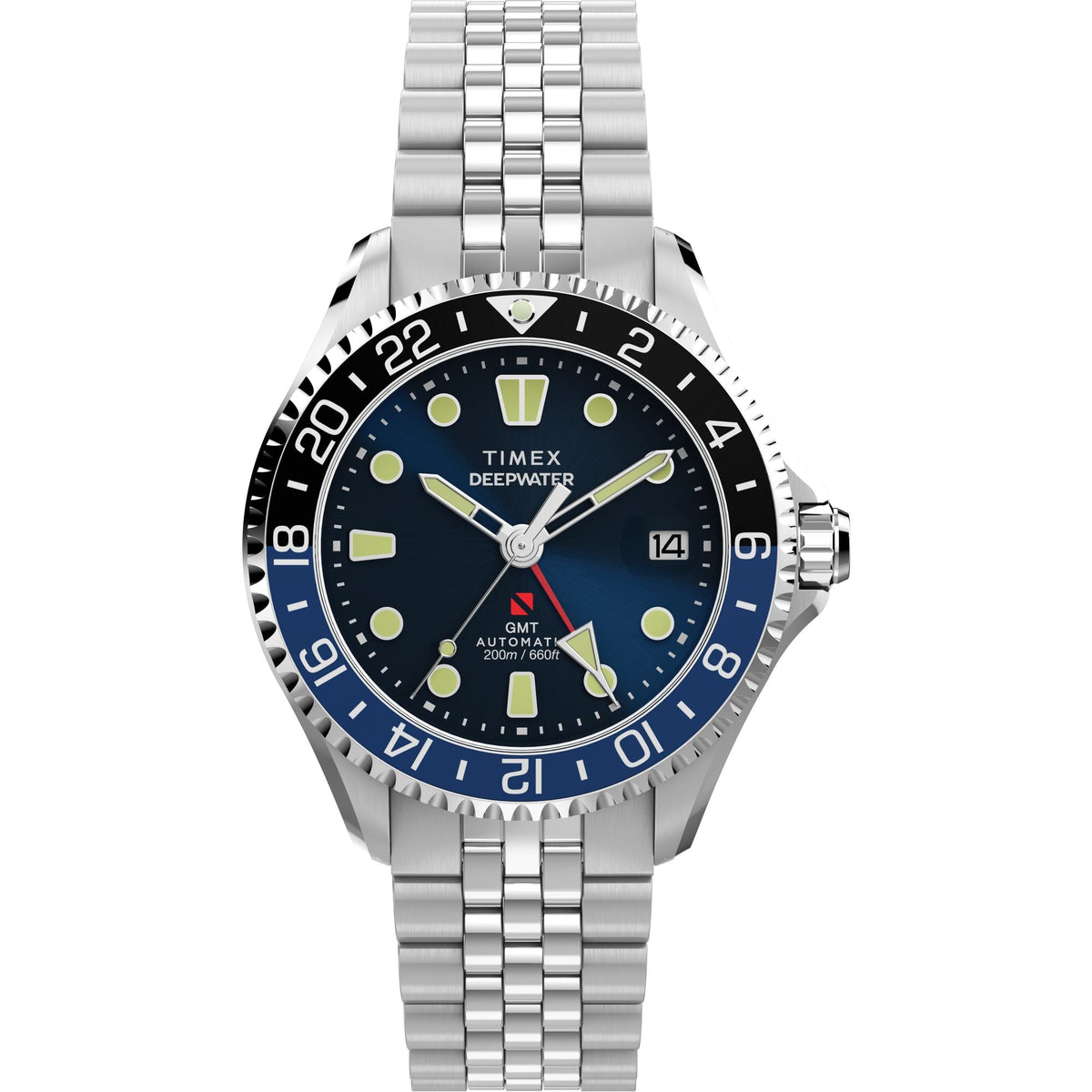 Timex Deepwater Meridian de caballero correa de metal – TW2Y64000