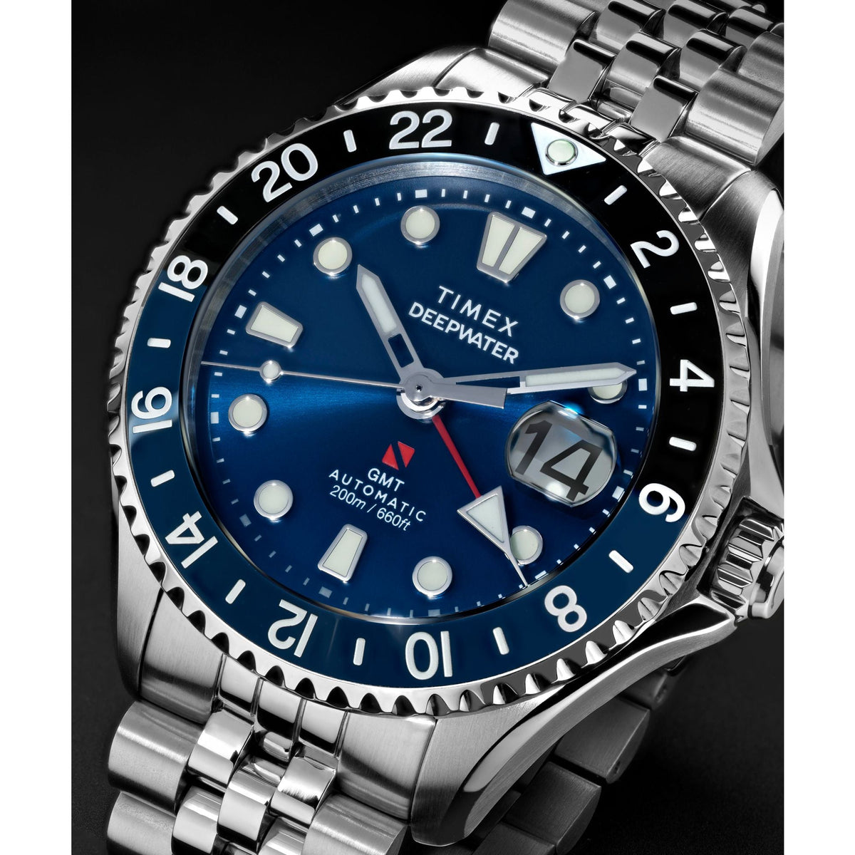 Timex Deepwater Meridian de caballero correa de metal – TW2Y64000