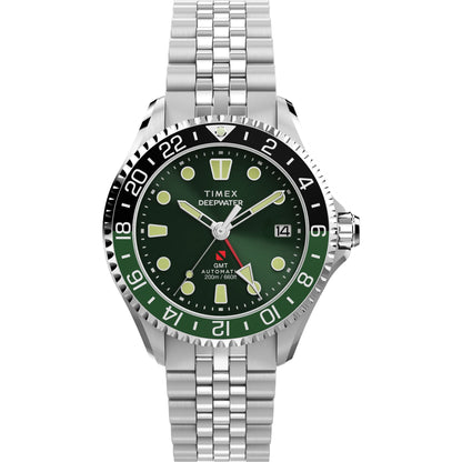Timex Deepwater 200 Automático de caballero correa de metal – TW2Y64100