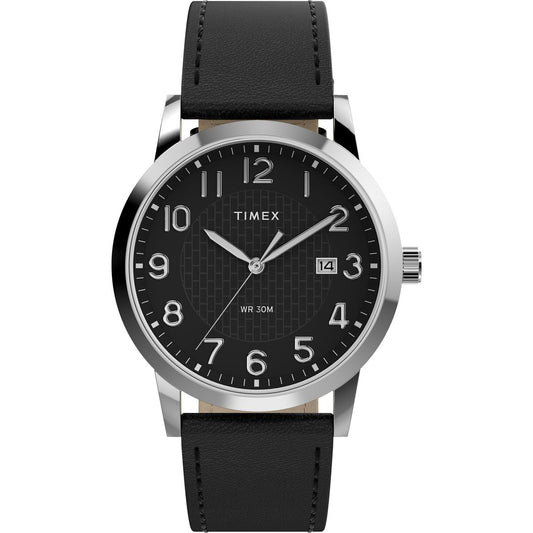 Timex Main Street de hombre correa de cuero 38 mm – TW2Y67400