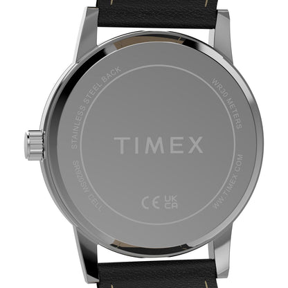 Timex Main Street de hombre correa de cuero 38 mm – TW2Y67400