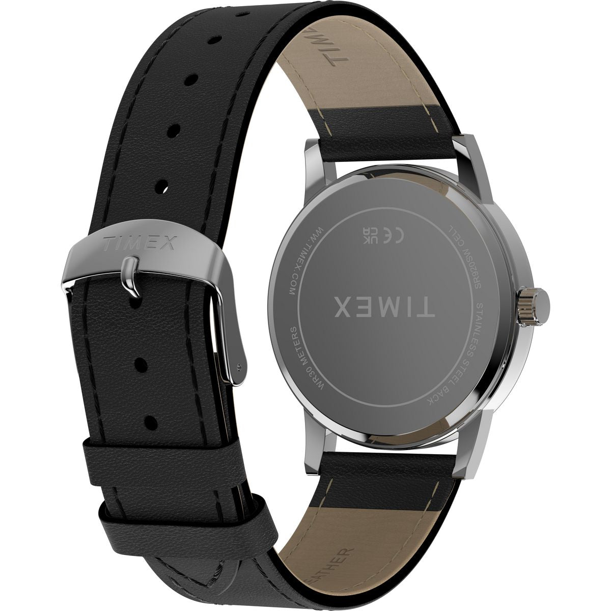 Timex Main Street de hombre correa de cuero 38 mm – TW2Y67400