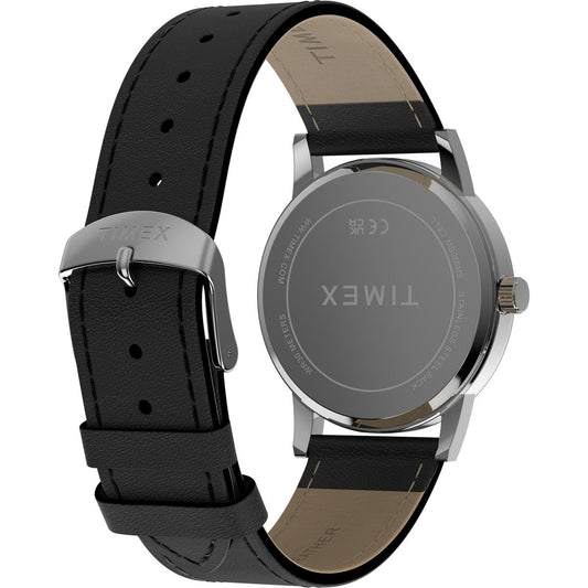 Timex Main Street de hombre correa de cuero 38 mm – TW2Y67400