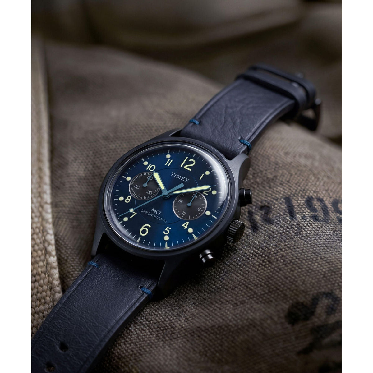 Timex MK1 Chronograph de hombre banda de piel – TW2Y71300