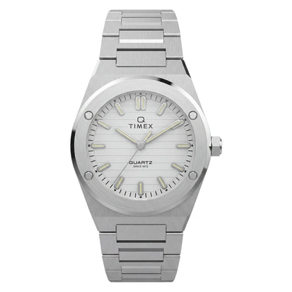 Timex Q Marbella de mujer correa de metal – TW2Y81800