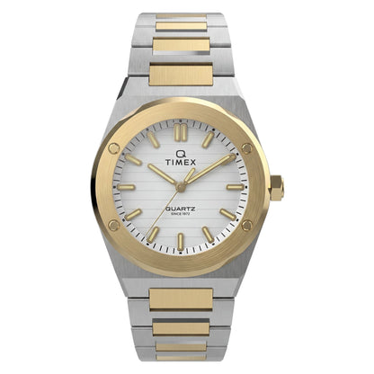 Timex Q Marbella de dama correa de metal – TW2Y81900