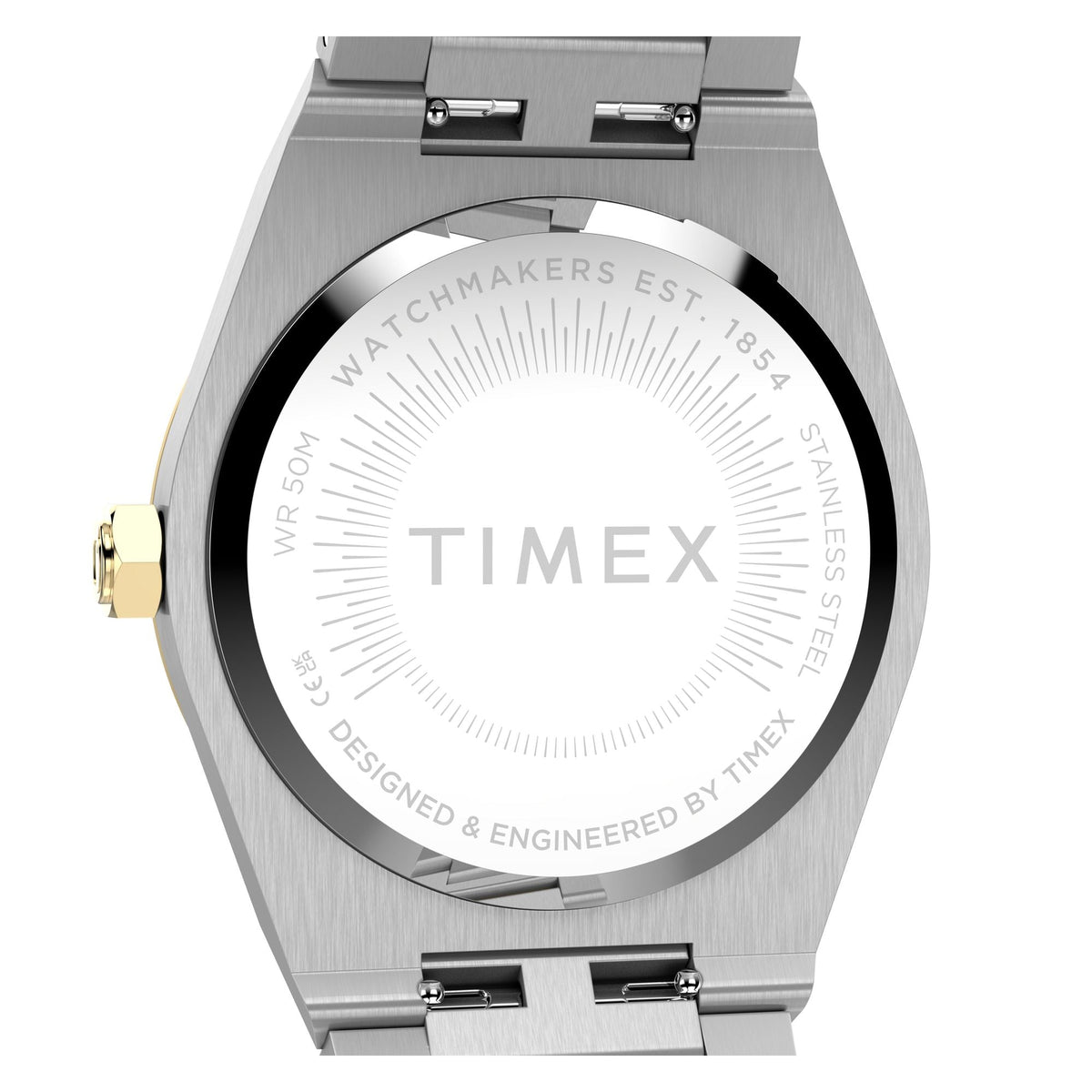 Timex Q Marbella de dama correa de metal – TW2Y81900
