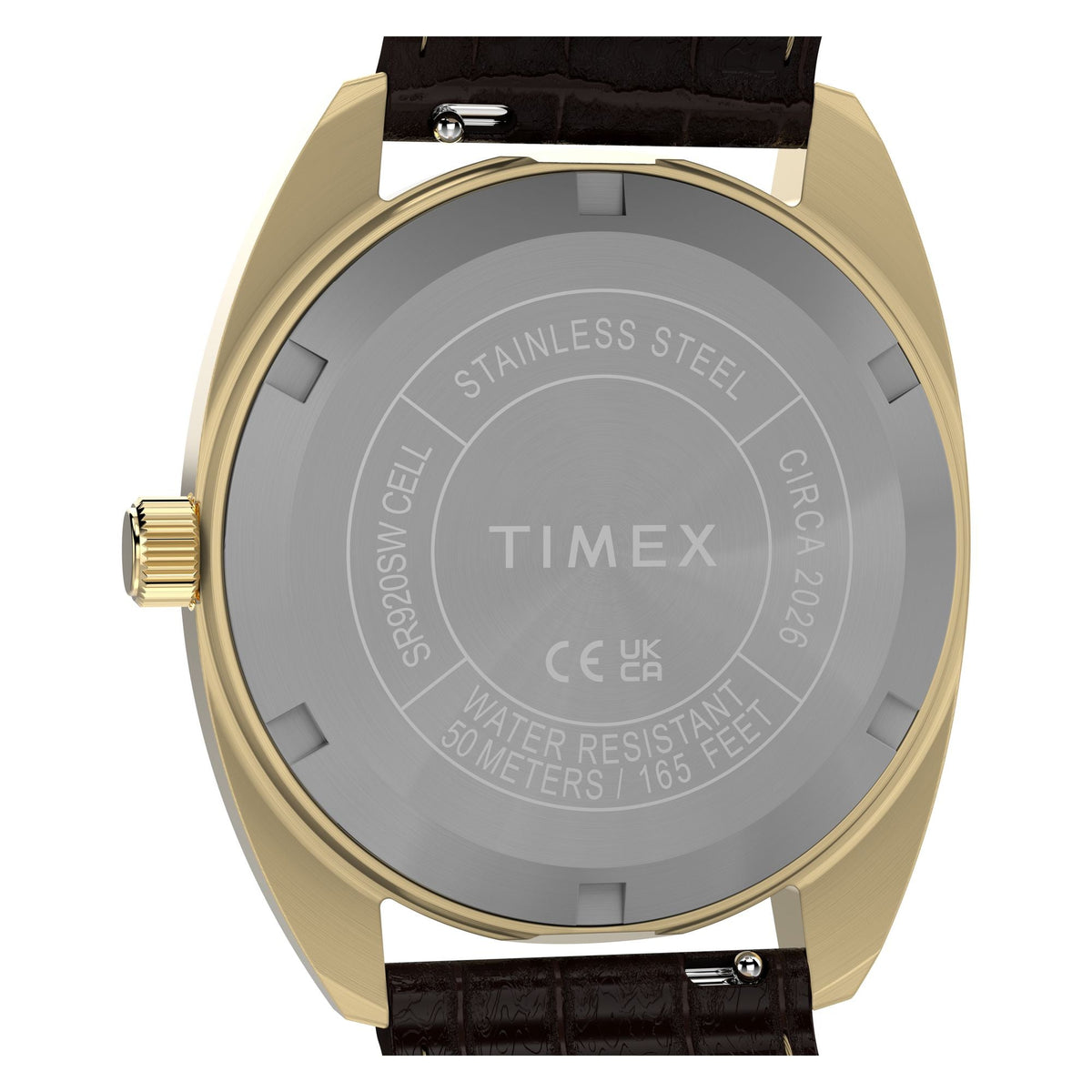 Timex 1976 Rotary Phone Dial de hombre correa de cuero – TW2Y82100