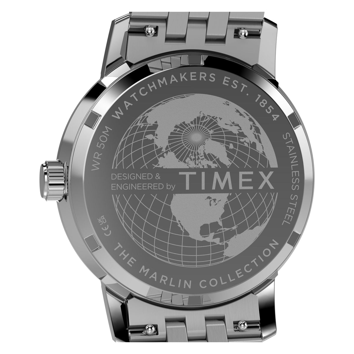 Timex Marlin GMT de hombre correa de metal – TW2Y84100