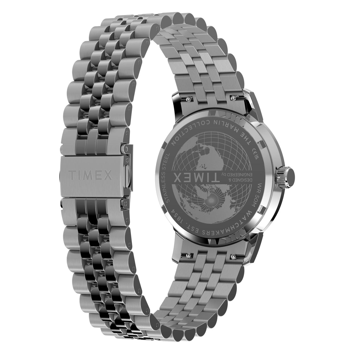 Timex Marlin GMT de hombre correa de metal – TW2Y84100