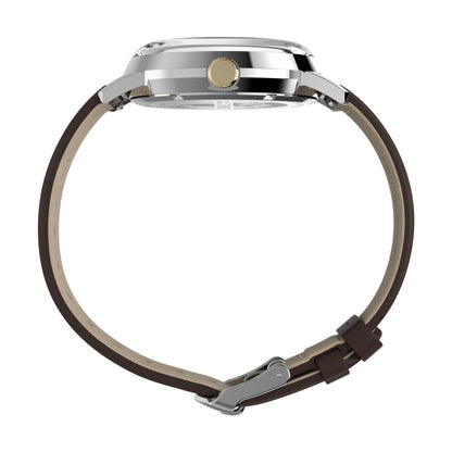 Timex GMT de caballero correa de piel – TW2Y84200