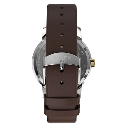 Timex GMT de caballero correa de piel – TW2Y84200