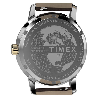 Timex GMT de caballero correa de piel – TW2Y84200
