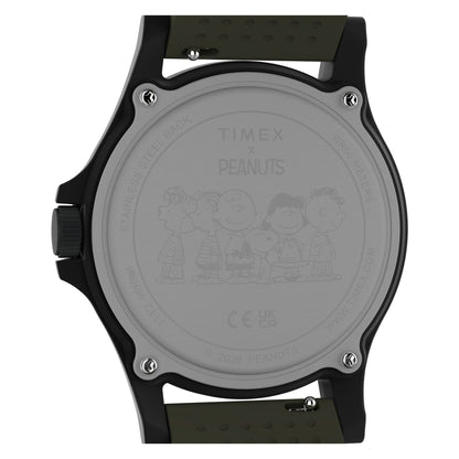 Timex Expedition x Peanuts de hombre correa de caucho Snoopy – TW2Y84600