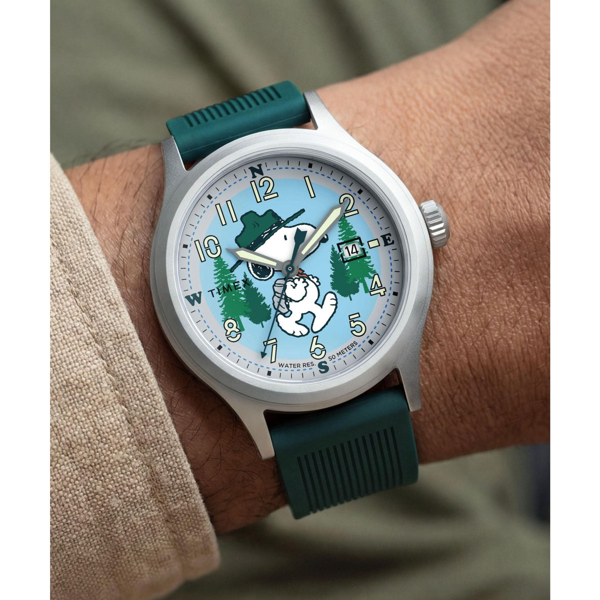 Timex Expedition x Peanuts de caballero correa de silicona Snoopy – TW2Y84800