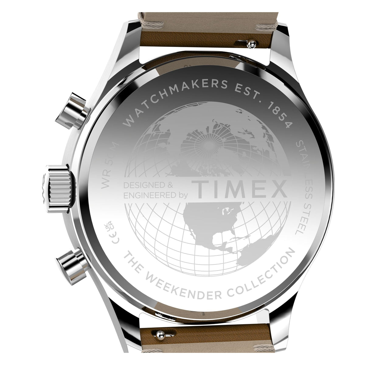 Timex Weekender New England de caballero correa de cuero – TW2Y85000