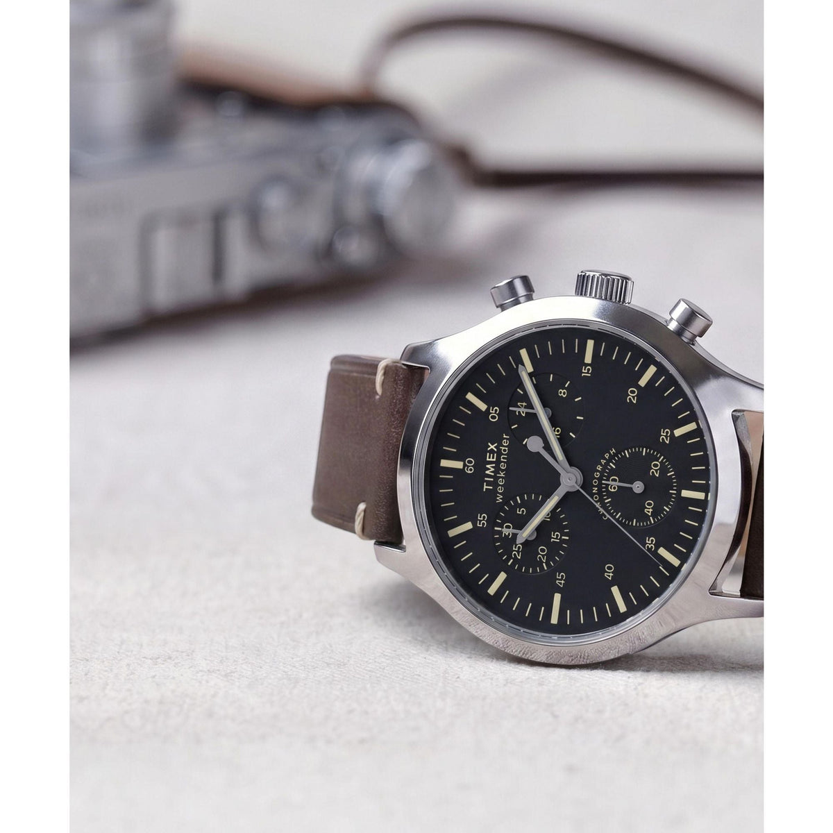 Timex Weekender New England de hombre correa de cuero – TW2Y85200