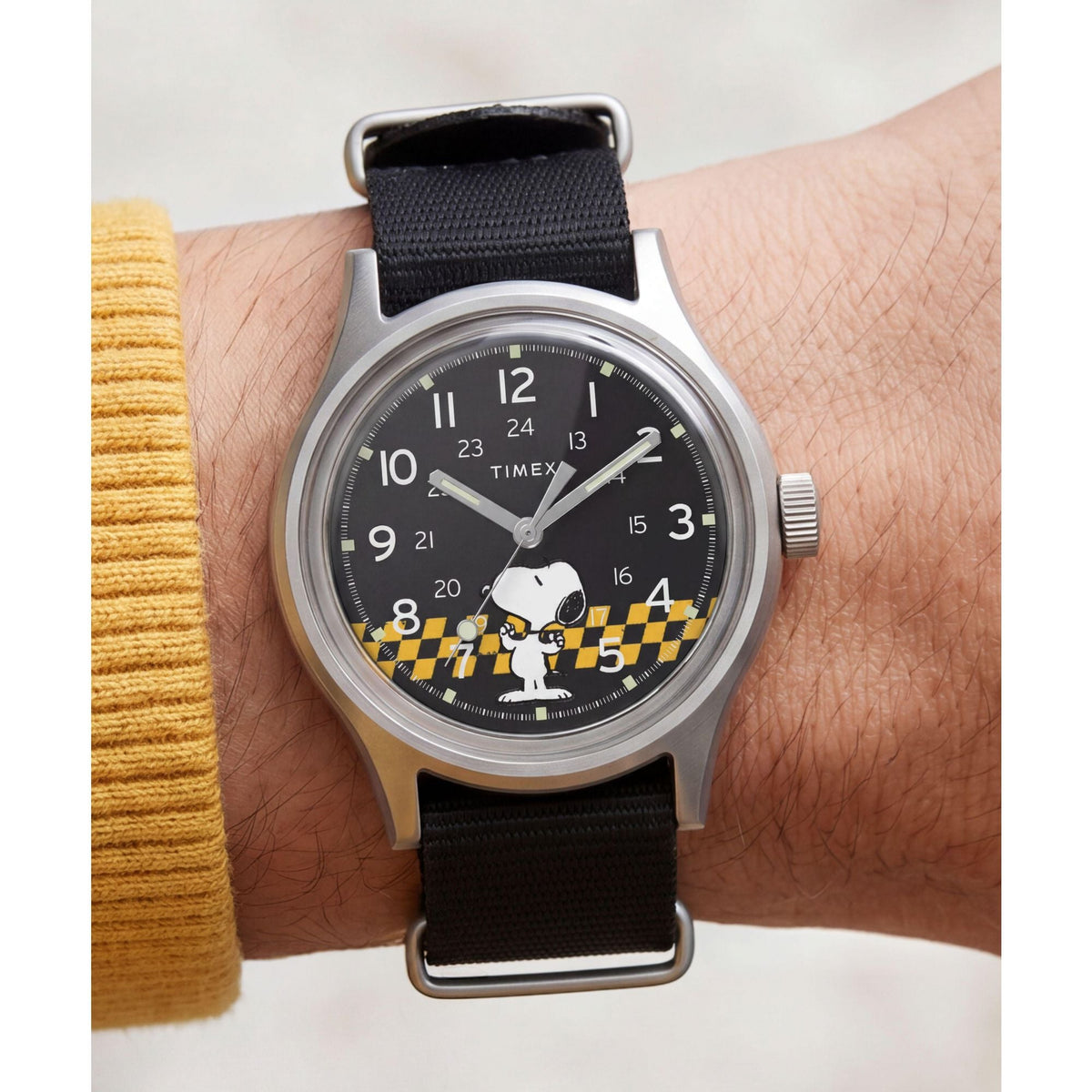 Timex MK1 x Peanuts de hombre correa de tela – TW2Y85400