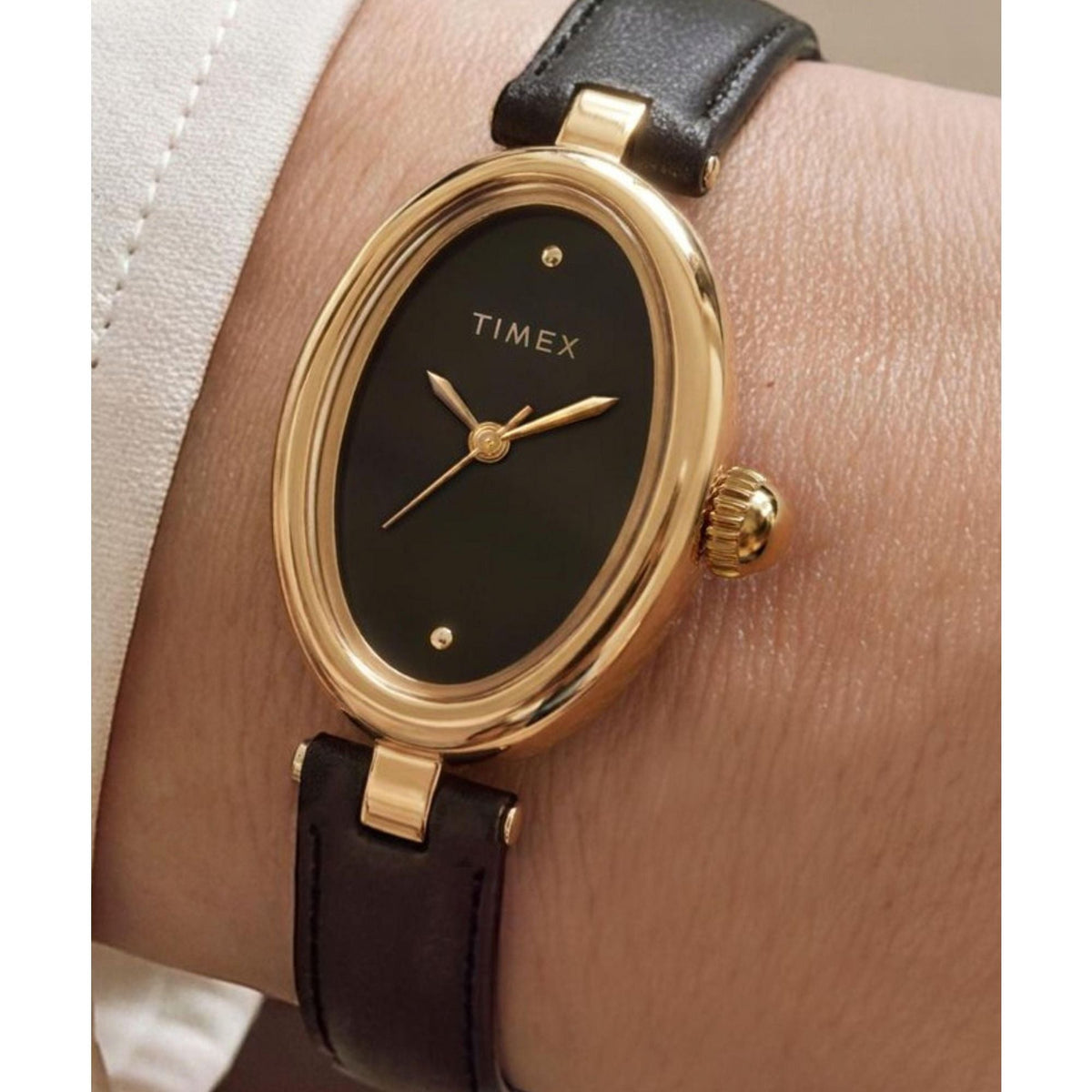 Timex Cavatina de dama banda de piel – TW2Y86300