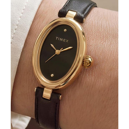 Timex Cavatina de dama banda de piel – TW2Y86300