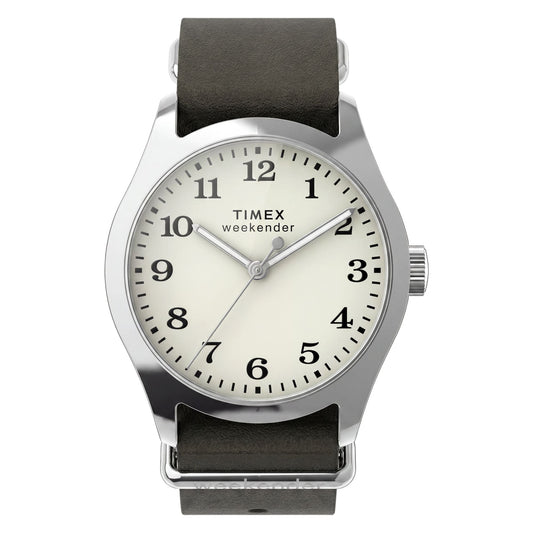 Timex Weekender New England de dama correa de piel – TW2Y86500
