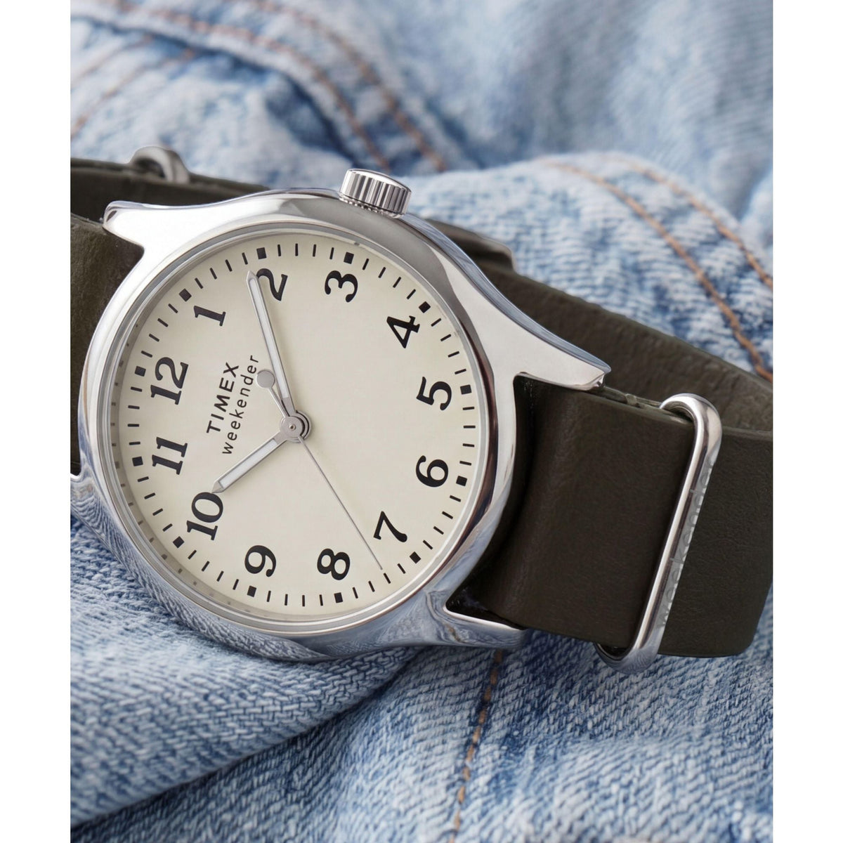 Timex Weekender New England de dama correa de piel – TW2Y86500