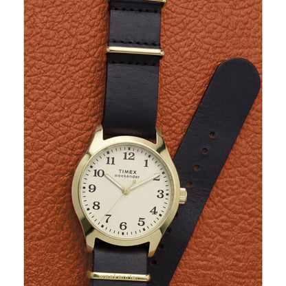 Timex Weekender de mujer correa de piel – TW2Y86600