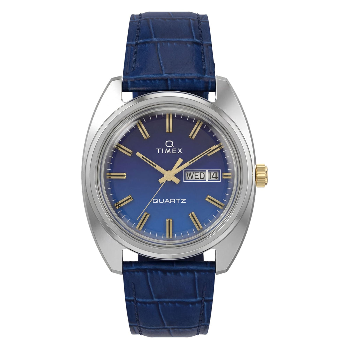 Timex Q 1976 de hombre banda de cuero – TW2Y87100