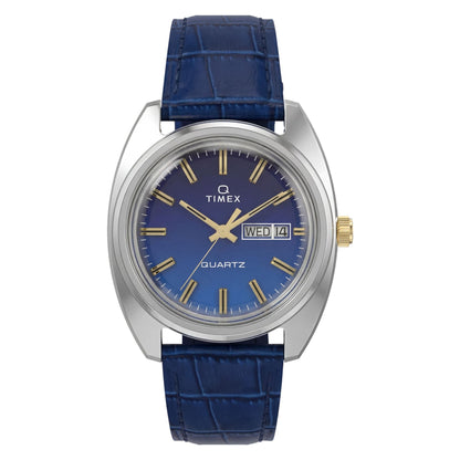 Timex Q 1976 de hombre banda de cuero – TW2Y87100