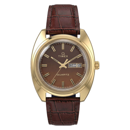 Timex Q 1978 de hombre correa de cuero – TW2Y87200