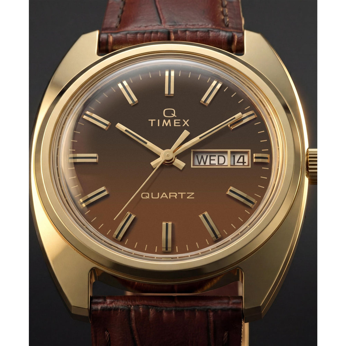 Timex Q 1978 de hombre correa de cuero – TW2Y87200