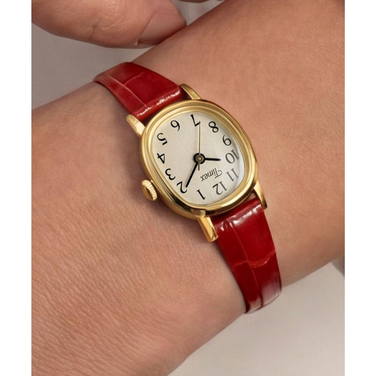 Timex Cavatina Mini de señorita correa de piel – TW2Y87900