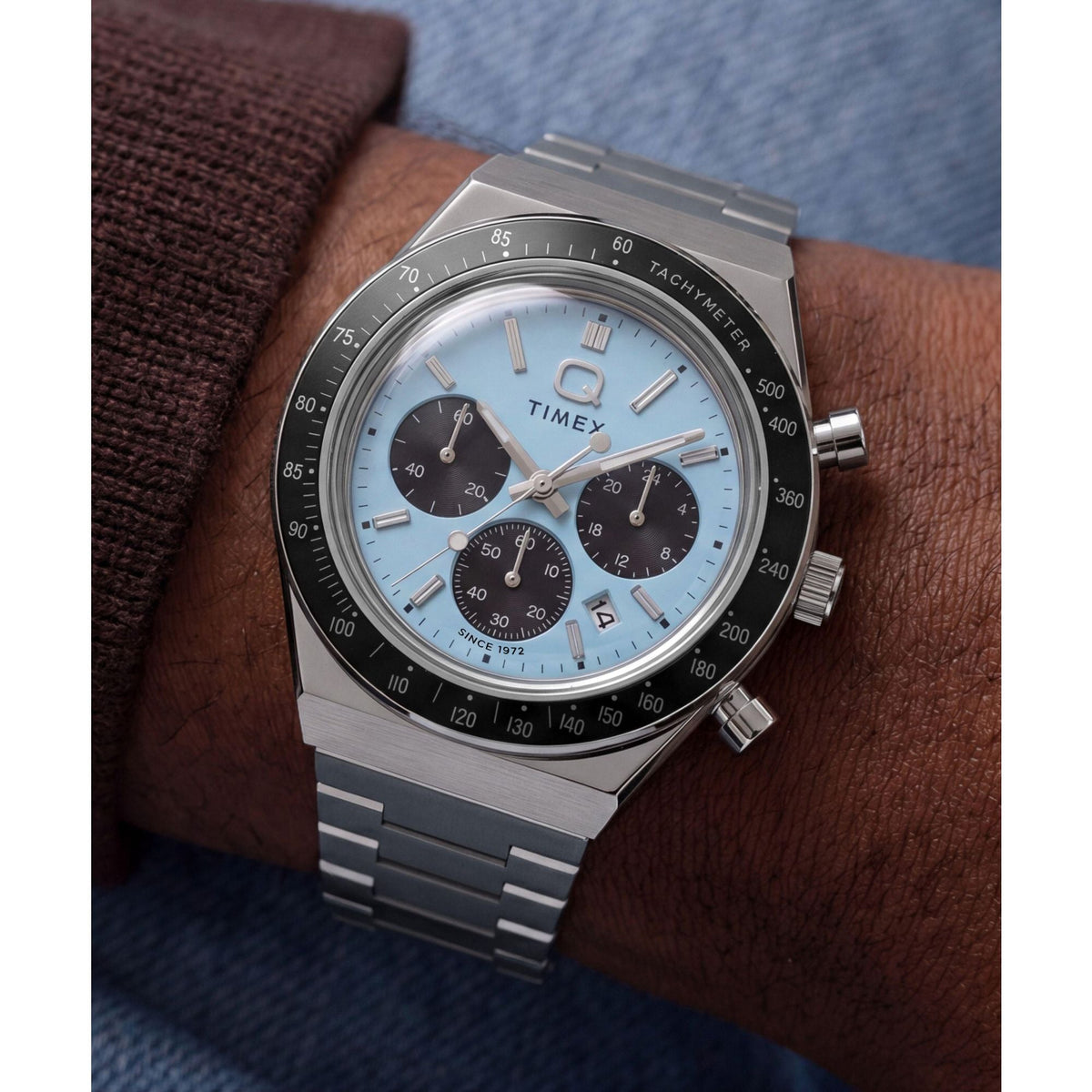 Timex Q de hombre correa de metal – TW2Y88600